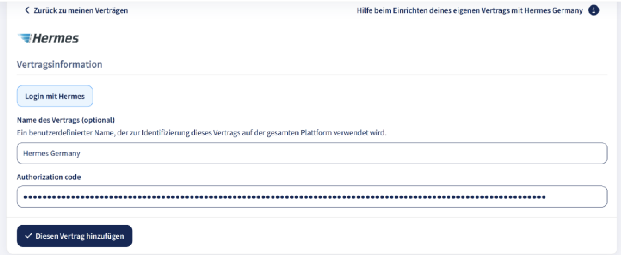 Screenshot Authorization Code