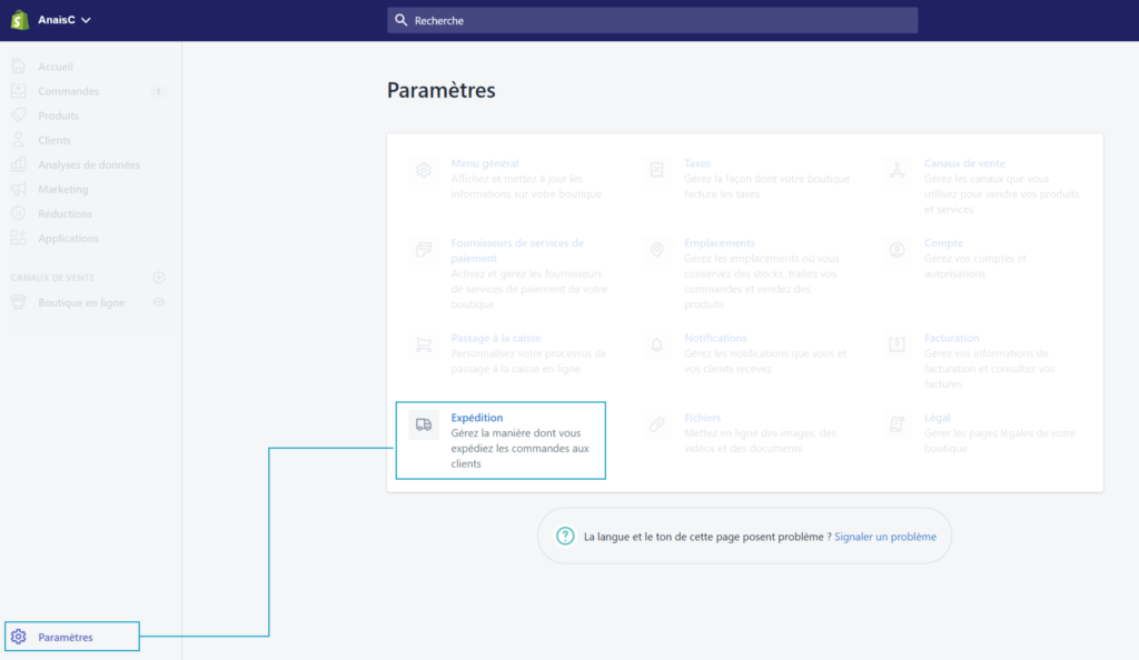 Sendcloud et les points relais Shopify
