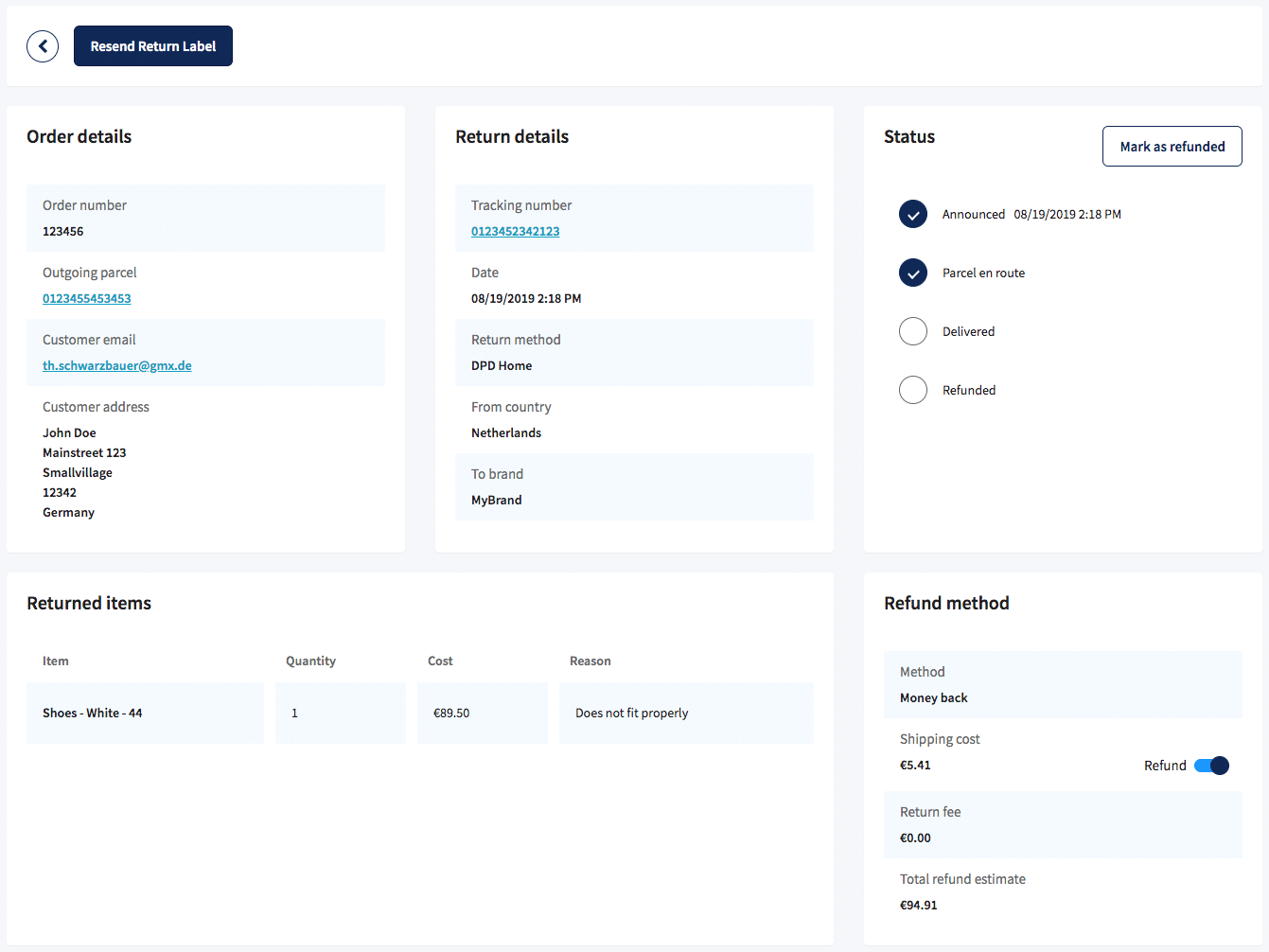 Sendcloud retourproces