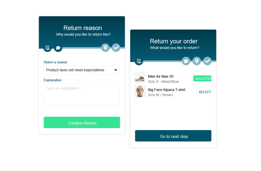 Branded return portal to handle e-commerce returns without any hassle