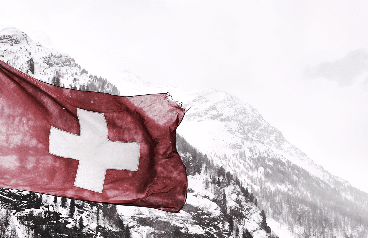 Versand in die Schweiz: Flagge