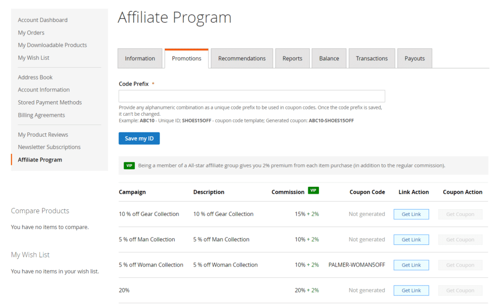 affiliate marketing for magento