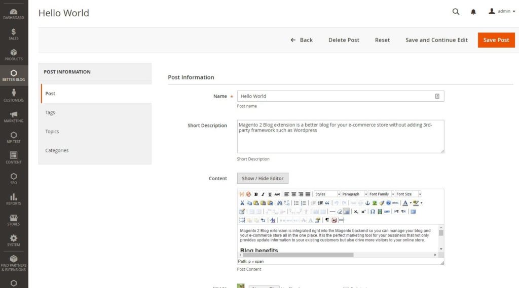 best blog extension for magento