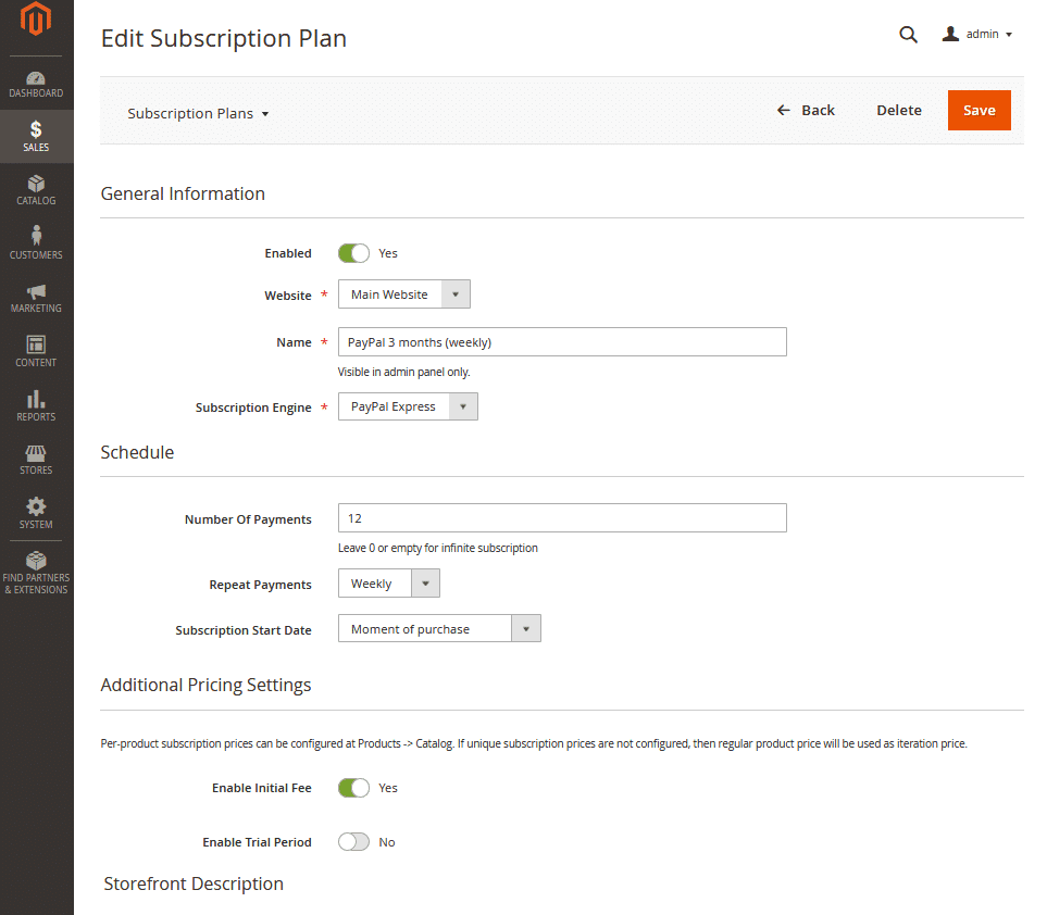 Magento subscription extension
