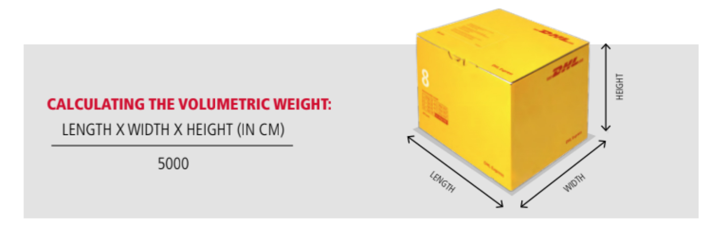 peso maximo dhl express,
