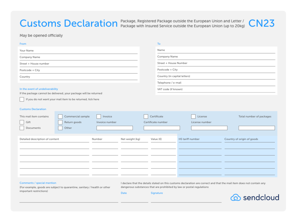 Commercial Invoice: What is it and when do I need one? With Customs Commercial Invoice Template