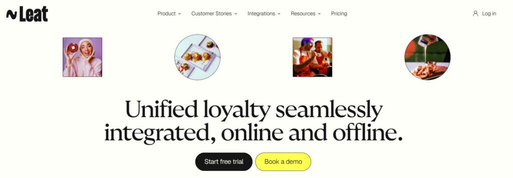 leat homepage screenshot