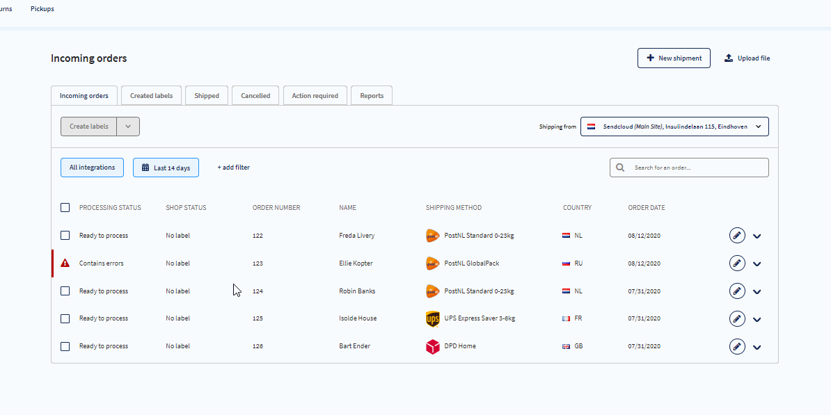 International shipping with Sendcloud 2