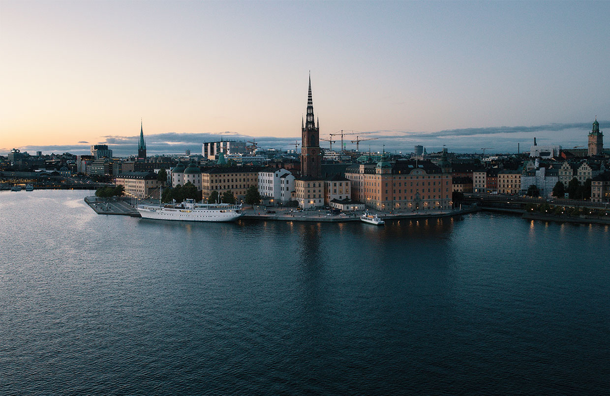 Versand nach Schweden: Skyline