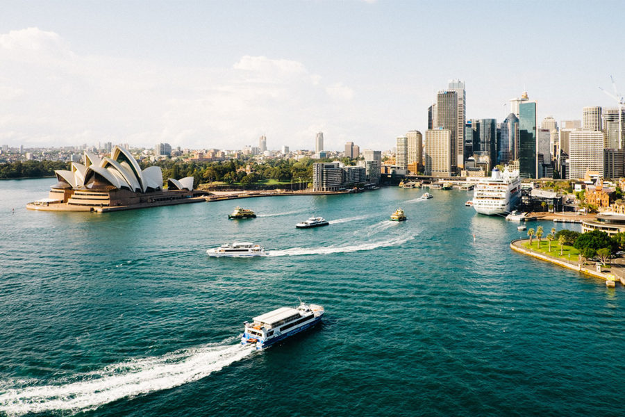 Versand nach Australien: Skyline