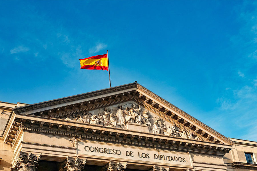 Versand nach Spanien: Flagge