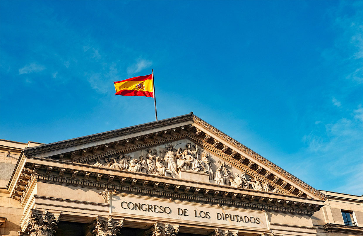 Versand nach Spanien: Flagge