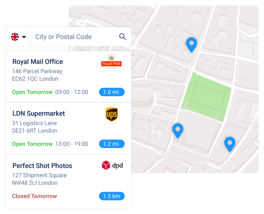sendcloud checkout uk