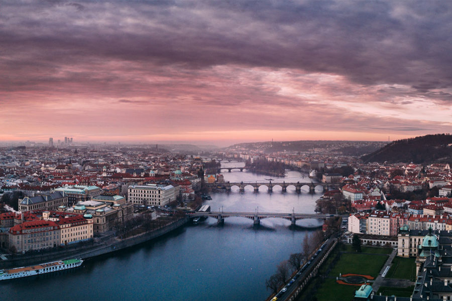 Paket nach Tschechien: Ansicht von Prag