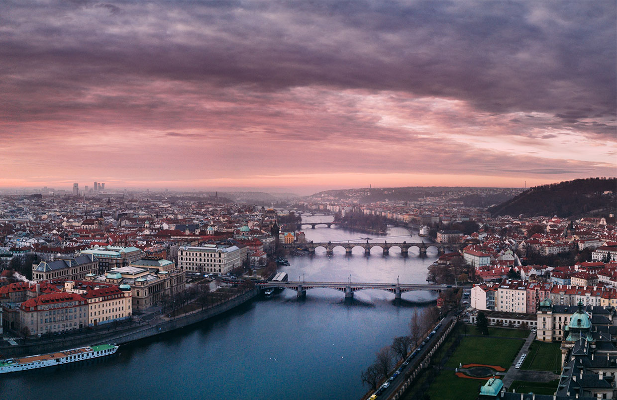 Paket nach Tschechien: Ansicht von Prag