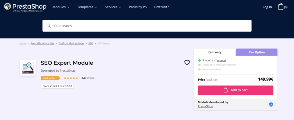 SEO Expert module prestashop
