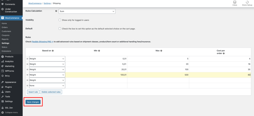 version-gratuita-flexible-shipping-woocommerce