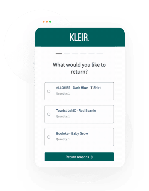 Returns Portal feature within Sendcloud