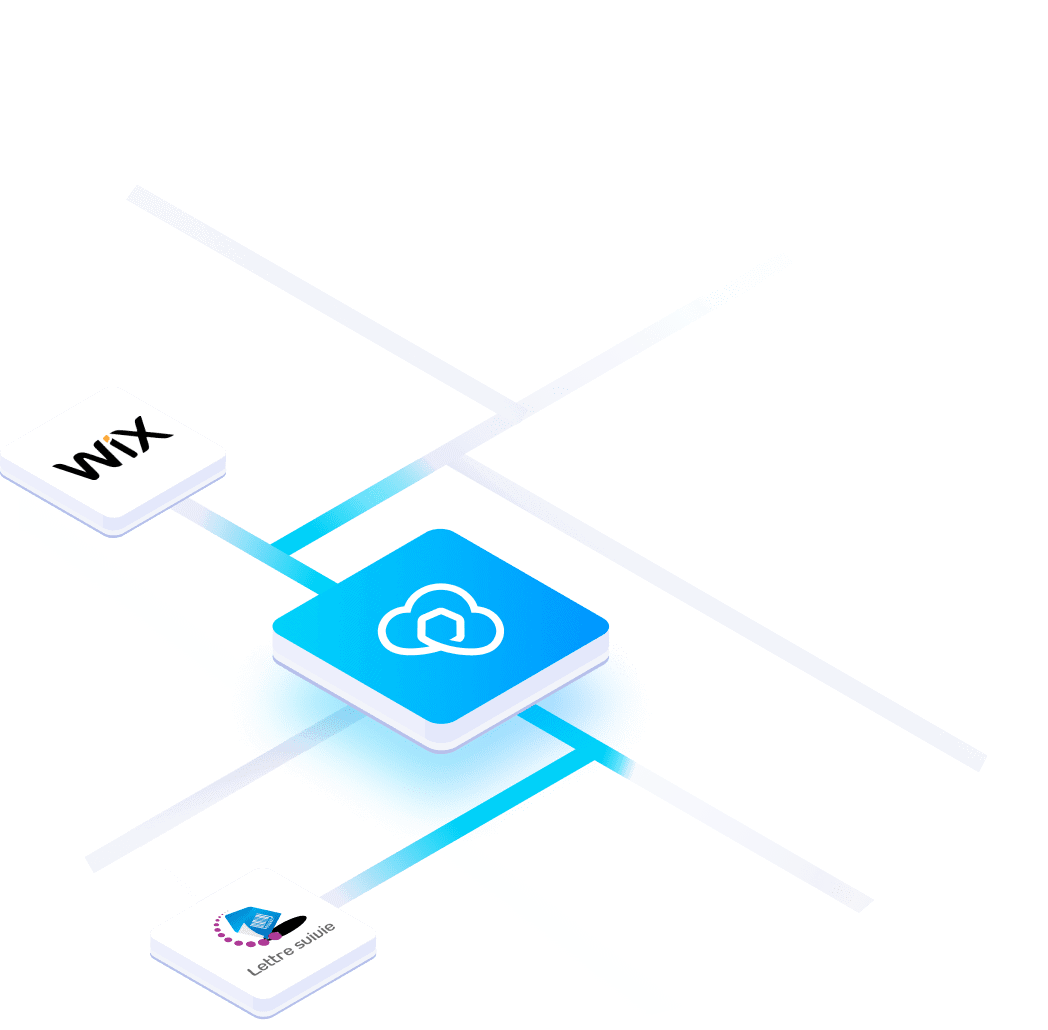 integrate wix with lettre suivie