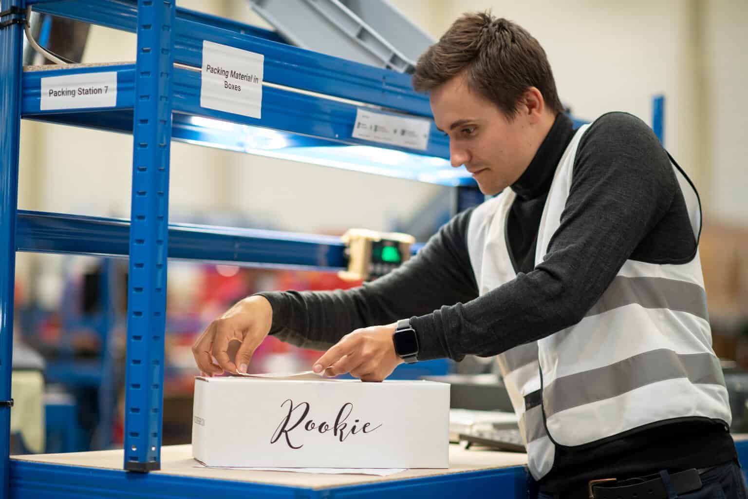 Processus d'envoi logistique