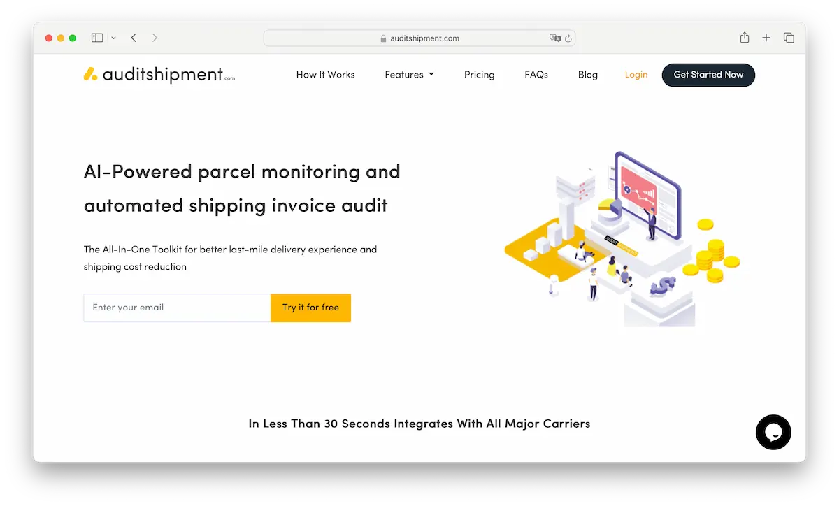 AuditShipment AI powered software solution