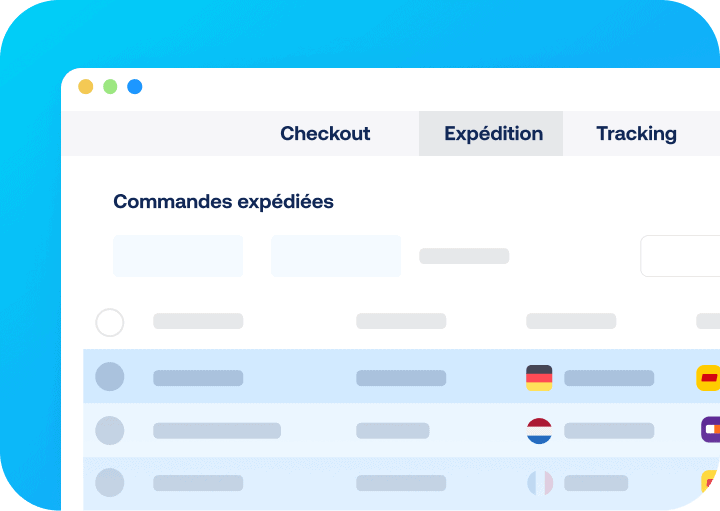 Aperçu de la plateforme Sendcloud et des commandes sortantes