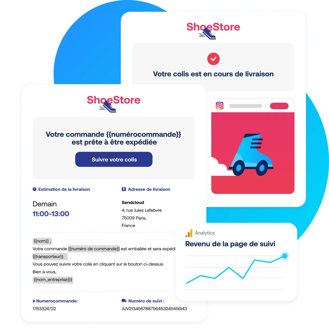 Software for post-purchase experience in eCommerce that displays order tracking and analytics.