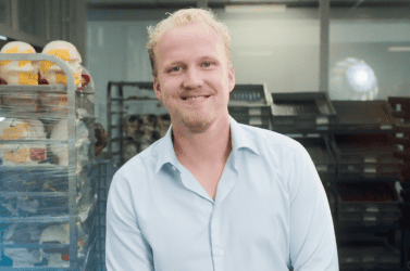 Friandries customer in warehouse