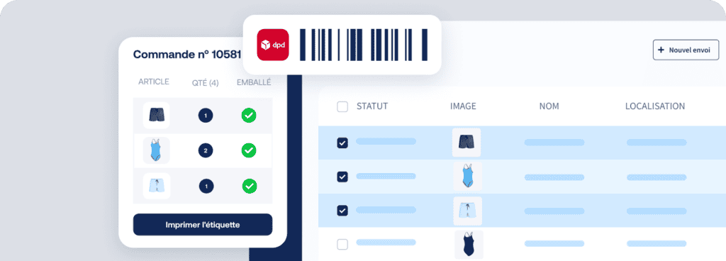 Groupez ou fractionnez les commandes et expédiez plus de colis, plus vite et sans erreurs.