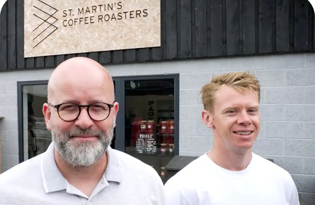 St MArtin's Coffee Roasters shipping with Sendcloud